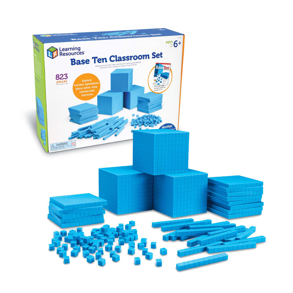 PLASTIC BASE TEN CLASS SET