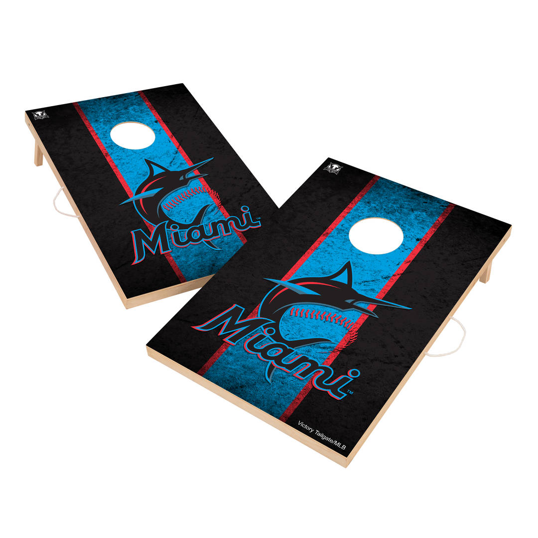 Miami Marlins | 2x3 Solid Wood