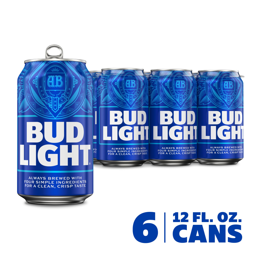 Bud Light 6 pack 12 fl oz Cans