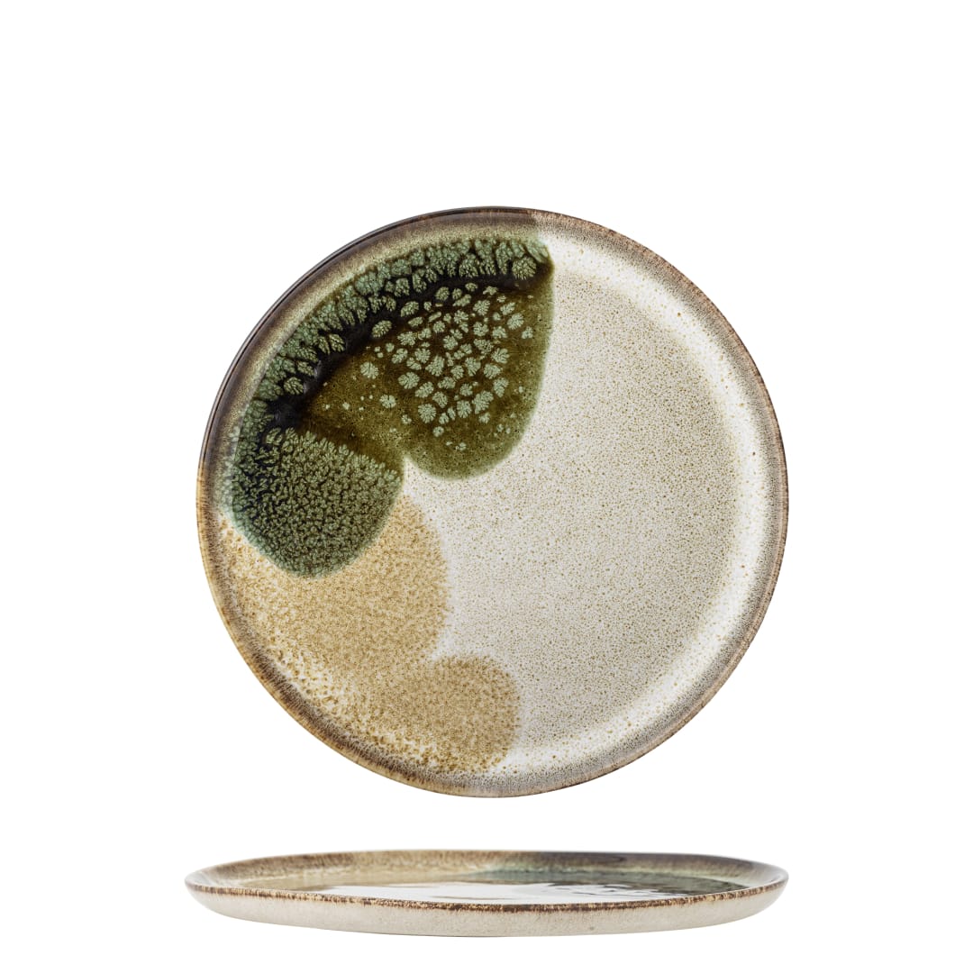 82068745 - Jules Plate, Green, Stoneware STOCK: 300