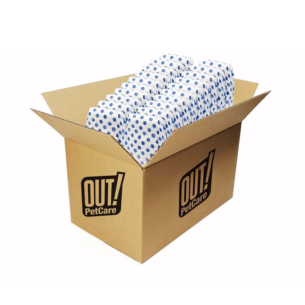 OUT! Disposable Male Dog Diapers, Extra-Small/Small, 96 ct
