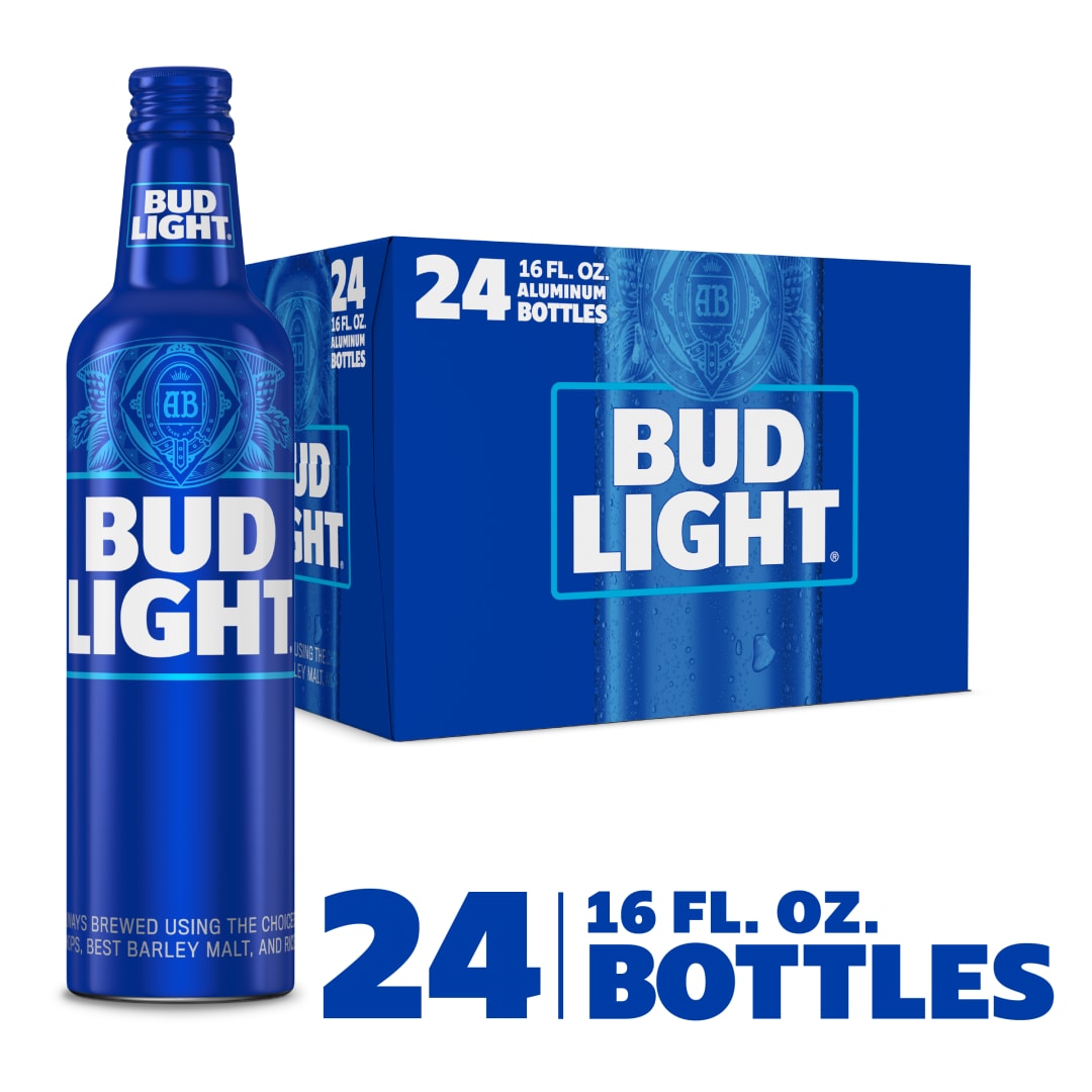Bud Light Beer 24 - 16 fl oz Bottles