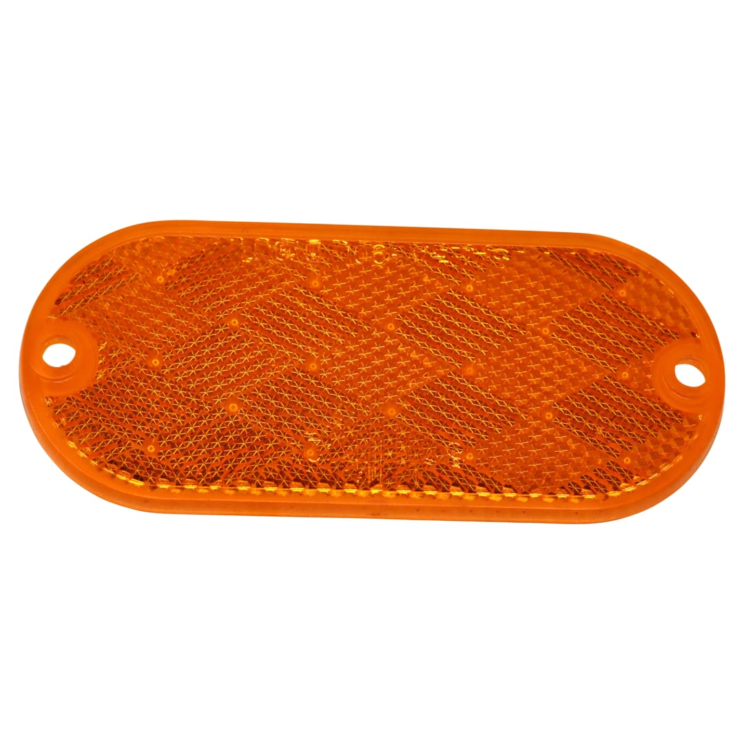 Grote Reflector Amber Oval Screw Mountable