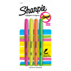 SHARPIE ACCENT POCKET ASST 4CT