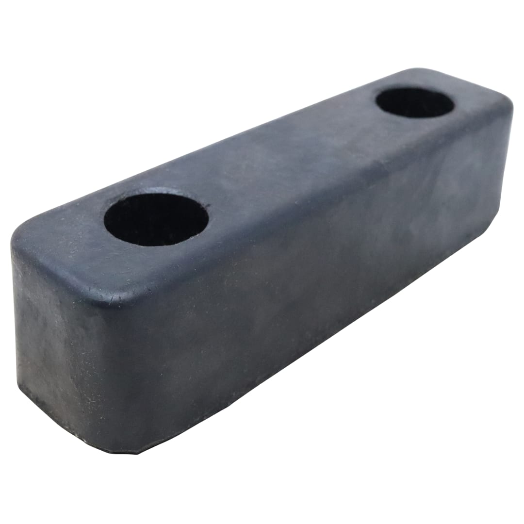 Wastebuilt® Replacement for Buyers Products 7-3/4" x 2-1/4" x 2" Molded Rubber Bumper