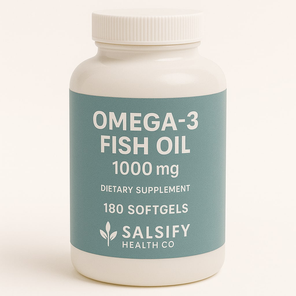 Salsify Health Co Omega-3 Fish Oil 1000 mg — 180 Softgels