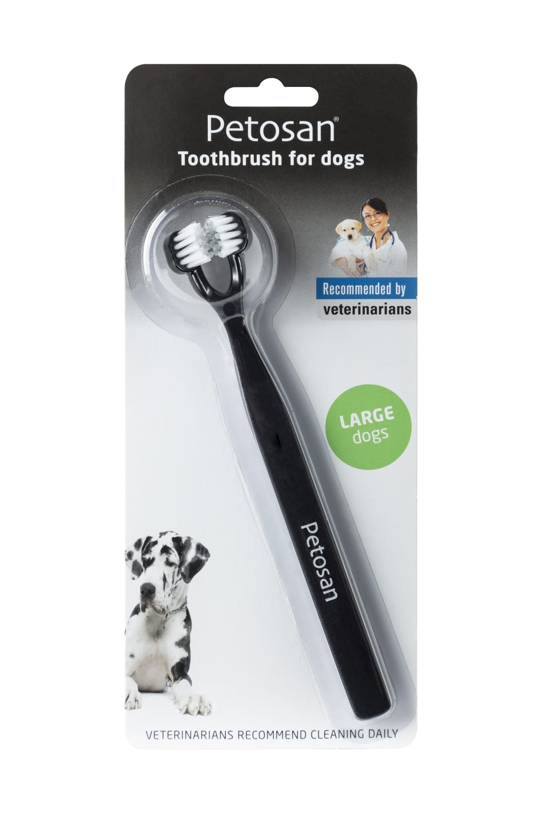 Petosan Double Headed Toothbrush, Large (over 16kg)