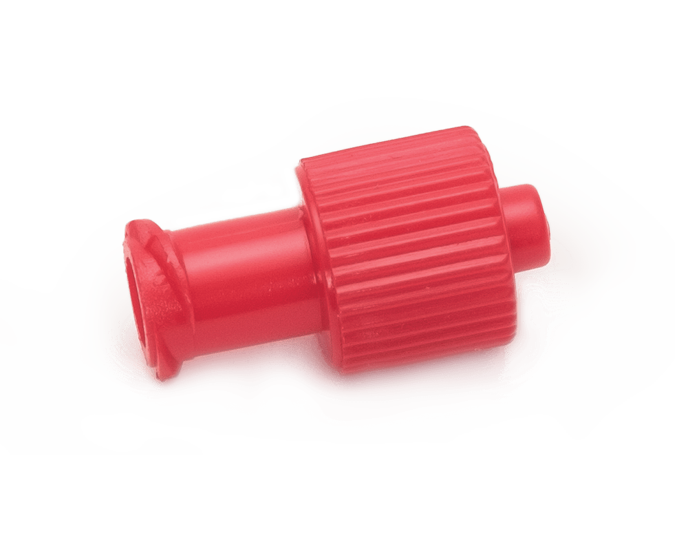 Covetrus Combi-Stopper Universal Closing Cap, Red, Sterile