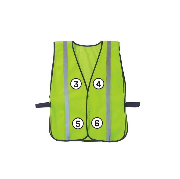 GloWear 8020HL Hi-Vis Safety Vest - Non-Certified, Hook + Loop