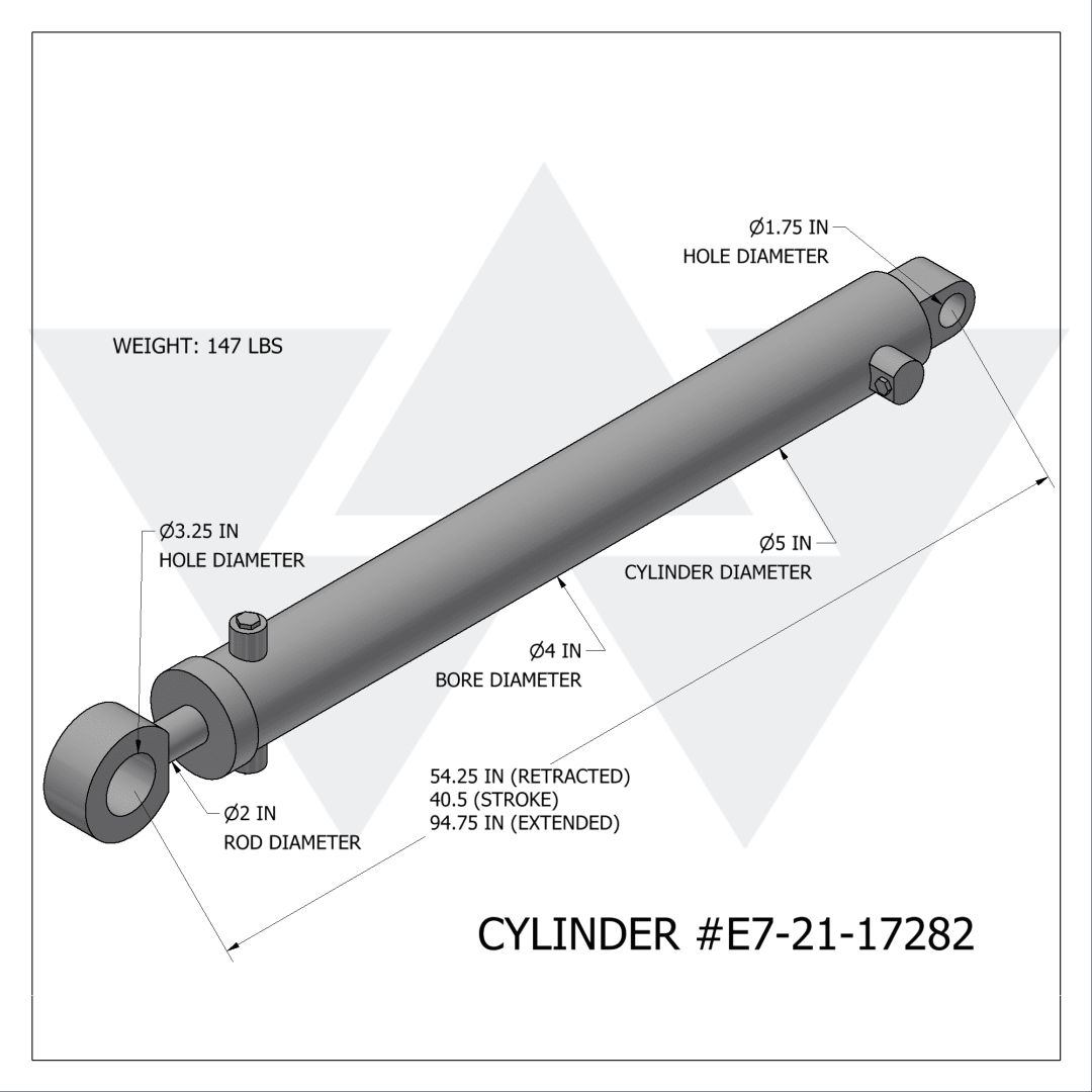 Wastebuilt® Replacement for E-Z Pack Pack Cylinder