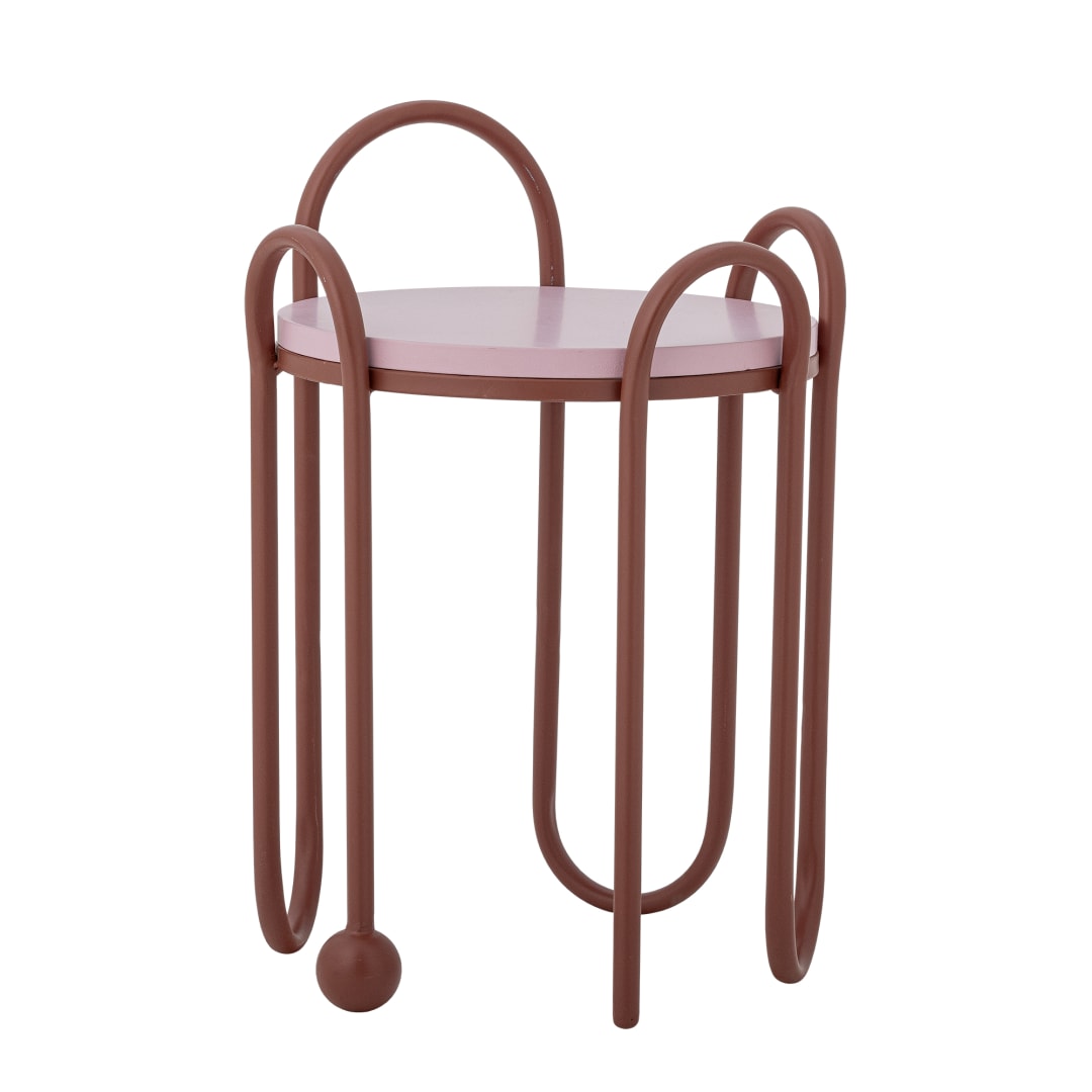 82065077 - Whimsica Side Table, Red, Iron STOCK: 0