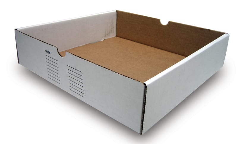 Box Parts 12" W X 12" D X 3" H, 25 Pk