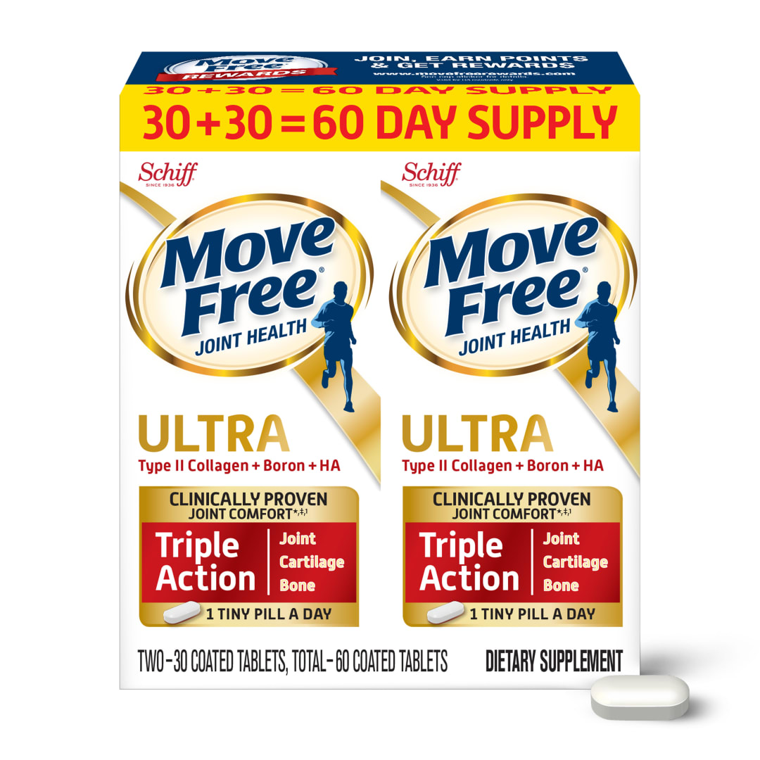 MOVE FREE® Ultra Triple Action w/UCII Twin Pack - 6/(2x30) ct.
