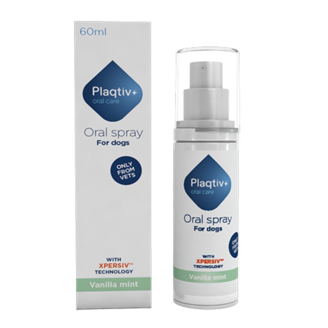 Plaqtiv+ Oral Spray for Dogs, 60mL