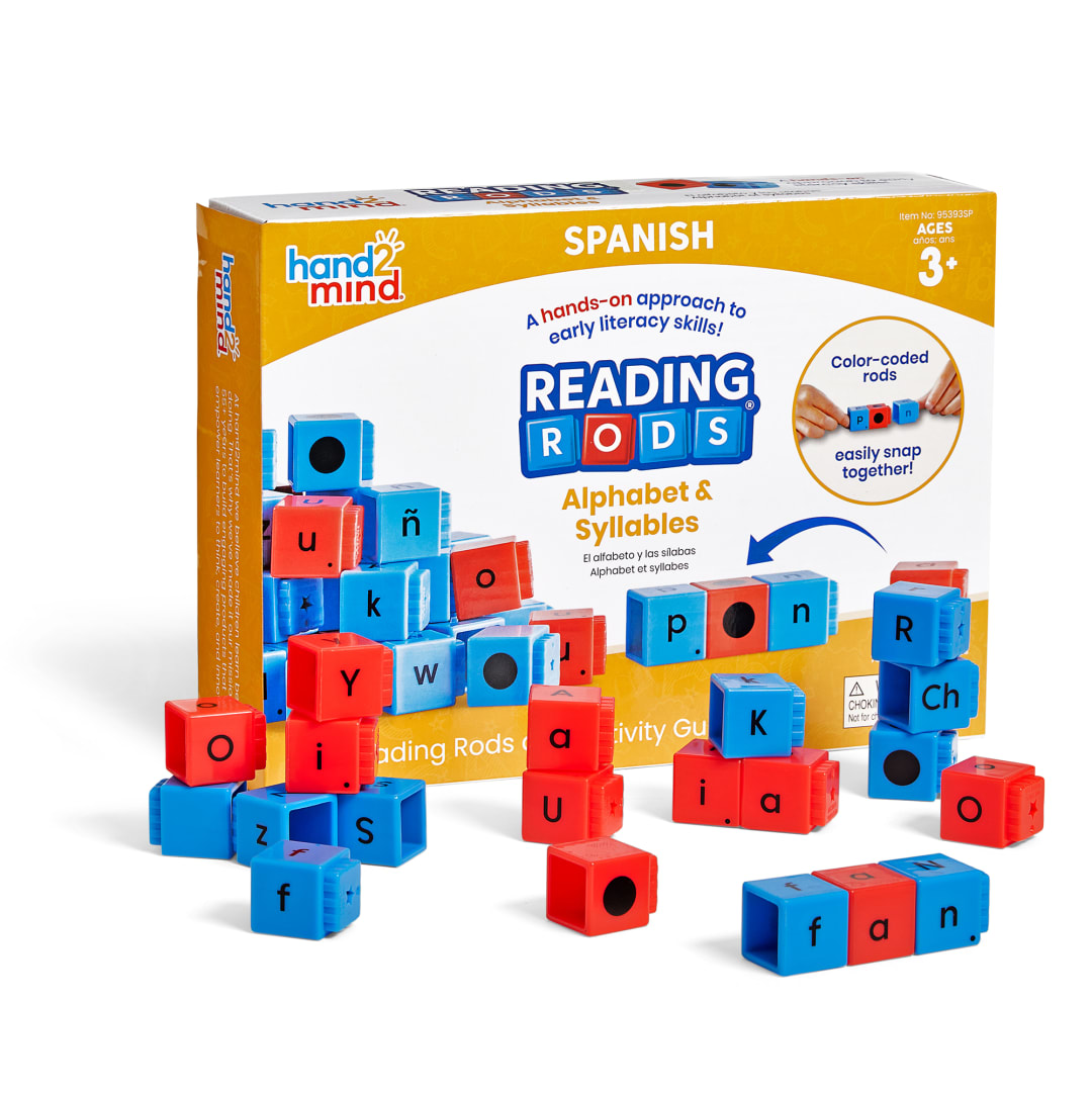 Reading Rods® (Spanish): Alphabet & Syllables