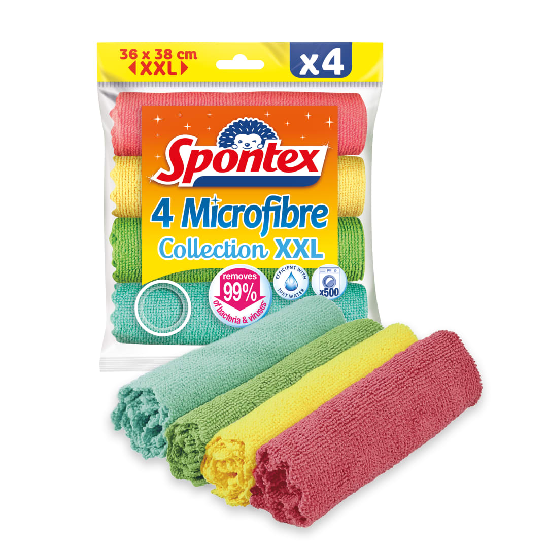 Spontex Microfibre Collection XXL 4pk