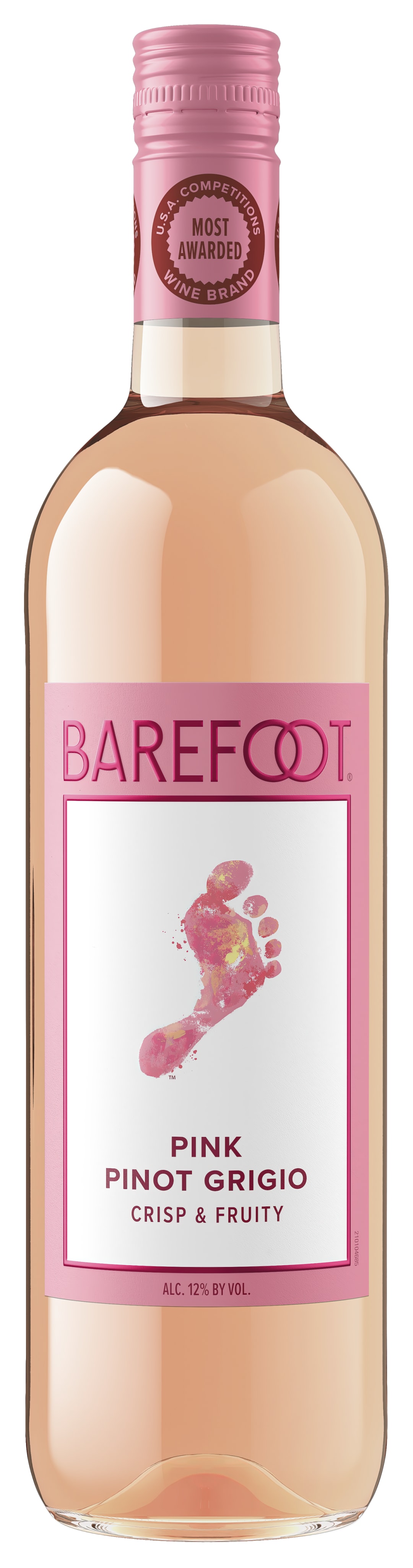 Barefoot Cellars Pink Pinot Grigio Wine 750ml