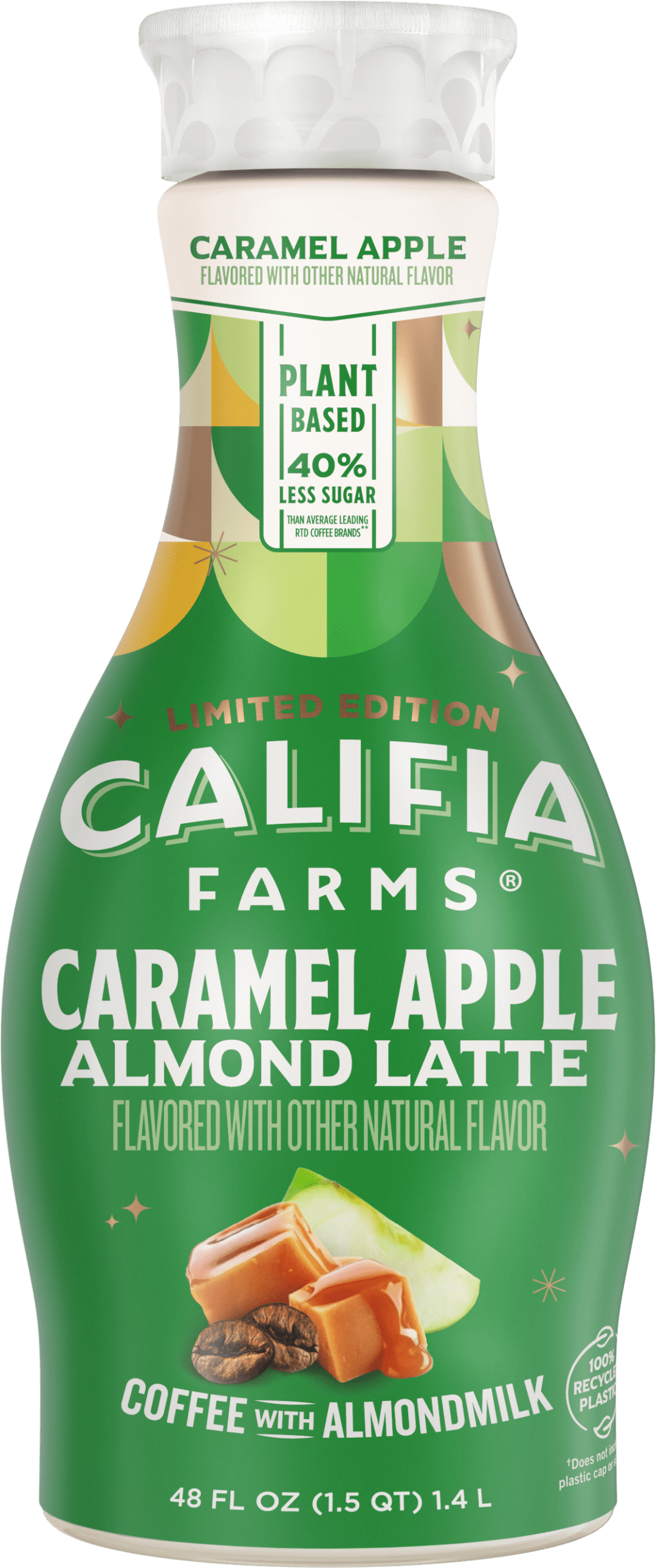 Caramel Apple Latte Cold Brew Coffee with Almond Milk