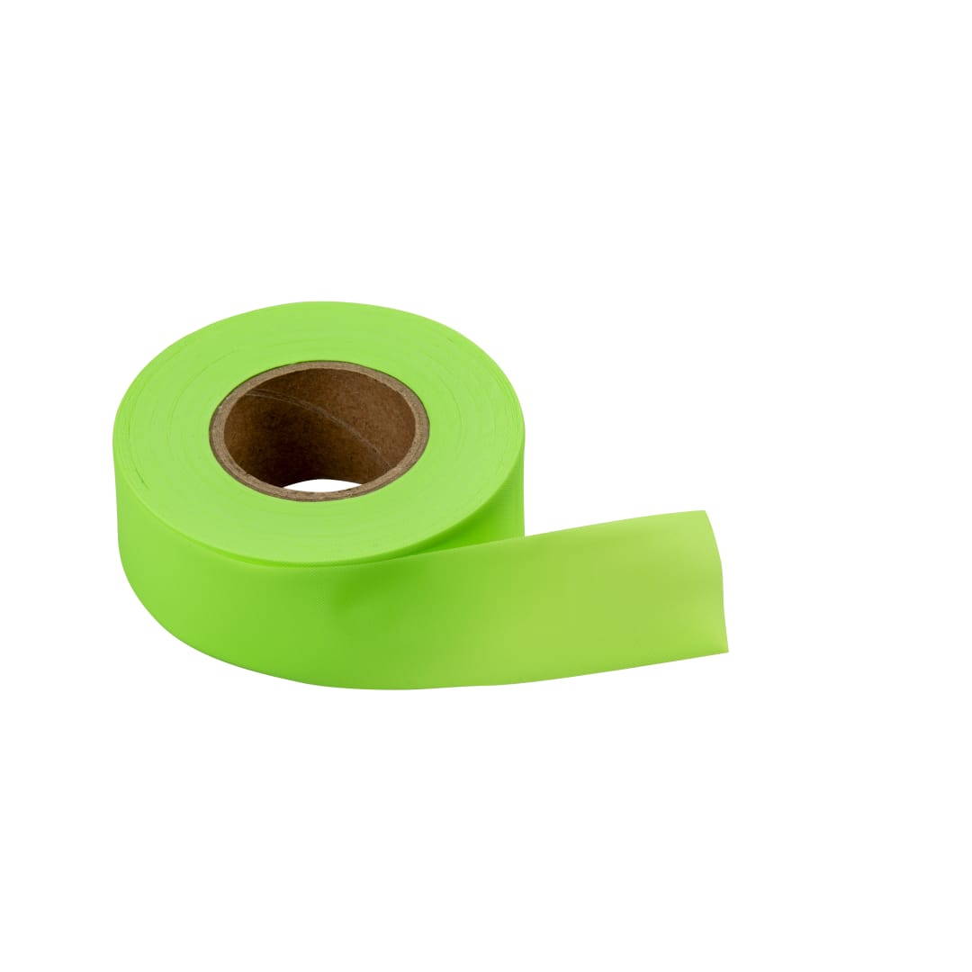 SubZero Flag Tape-150ft.x1-3/16in. Lime Fluorescent