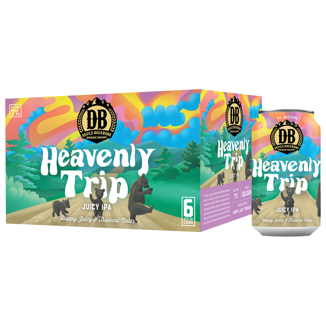 Devils Backbone Brewing Company Heavenly Trip IPA, 6PK 12oz Can