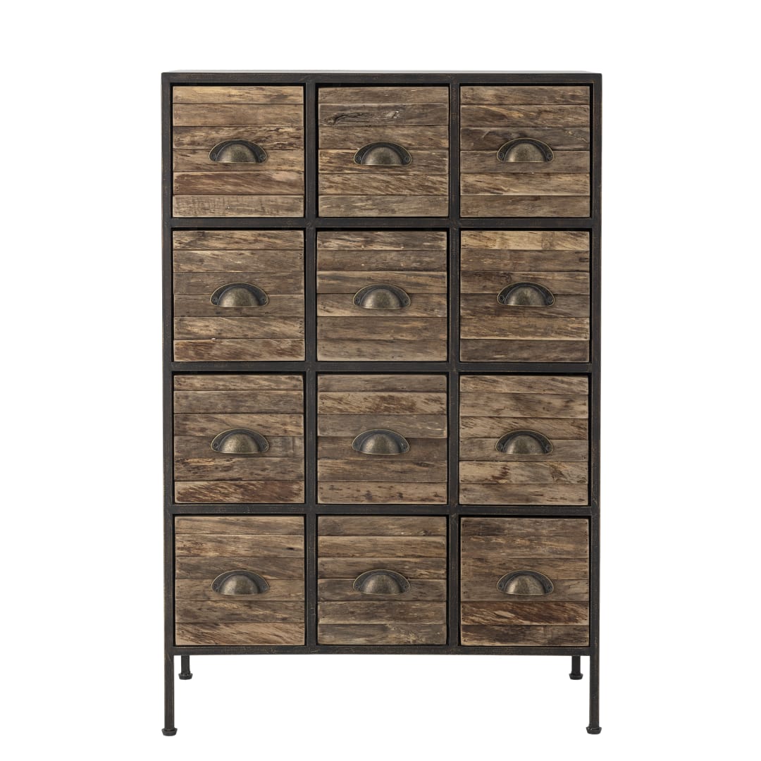 82064638 - Matteo Drawers, Black, Iron STOCK: 21