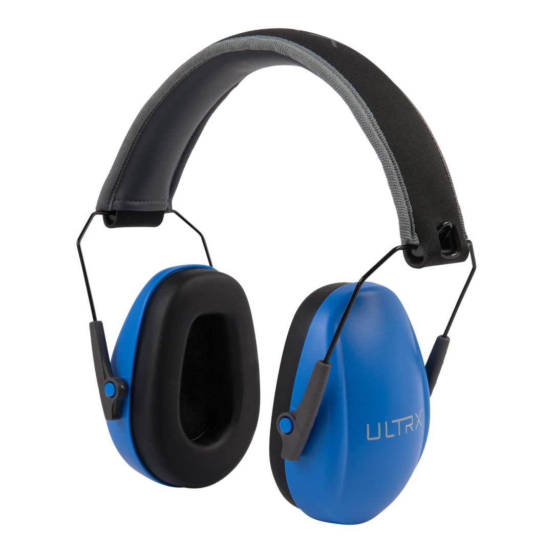 ULTRX™ Slim Profile Youth Passive Earmuff, Blue