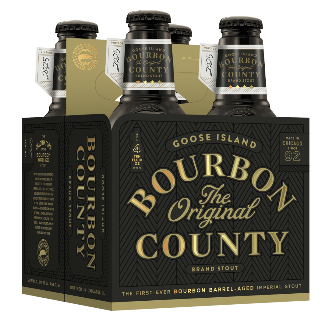 Goose Island 2025 Bourbon County Original Stout, 4pk 10 oz btls