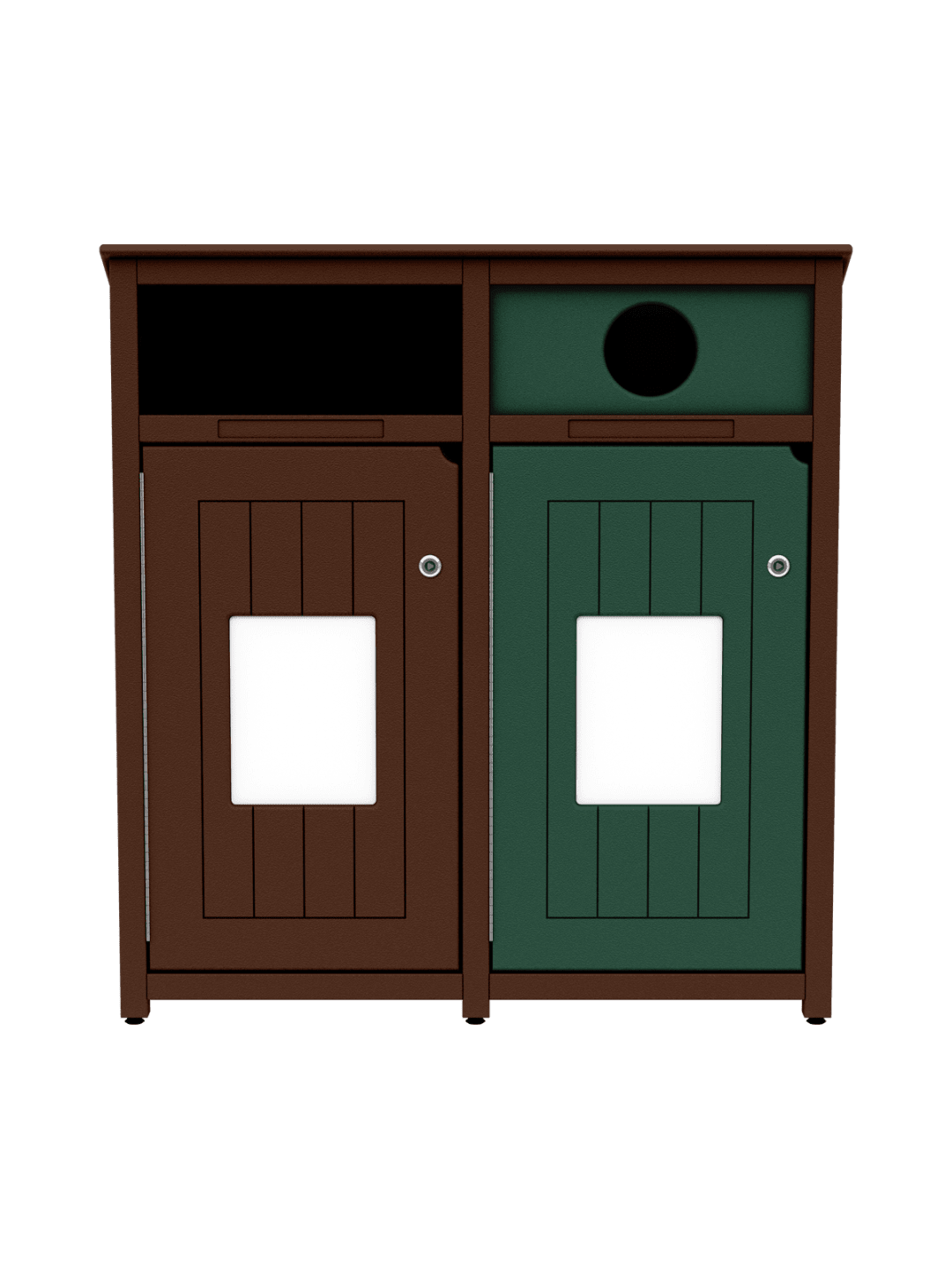 AURA - Double - Unit - Full-Circle - Brown-Green