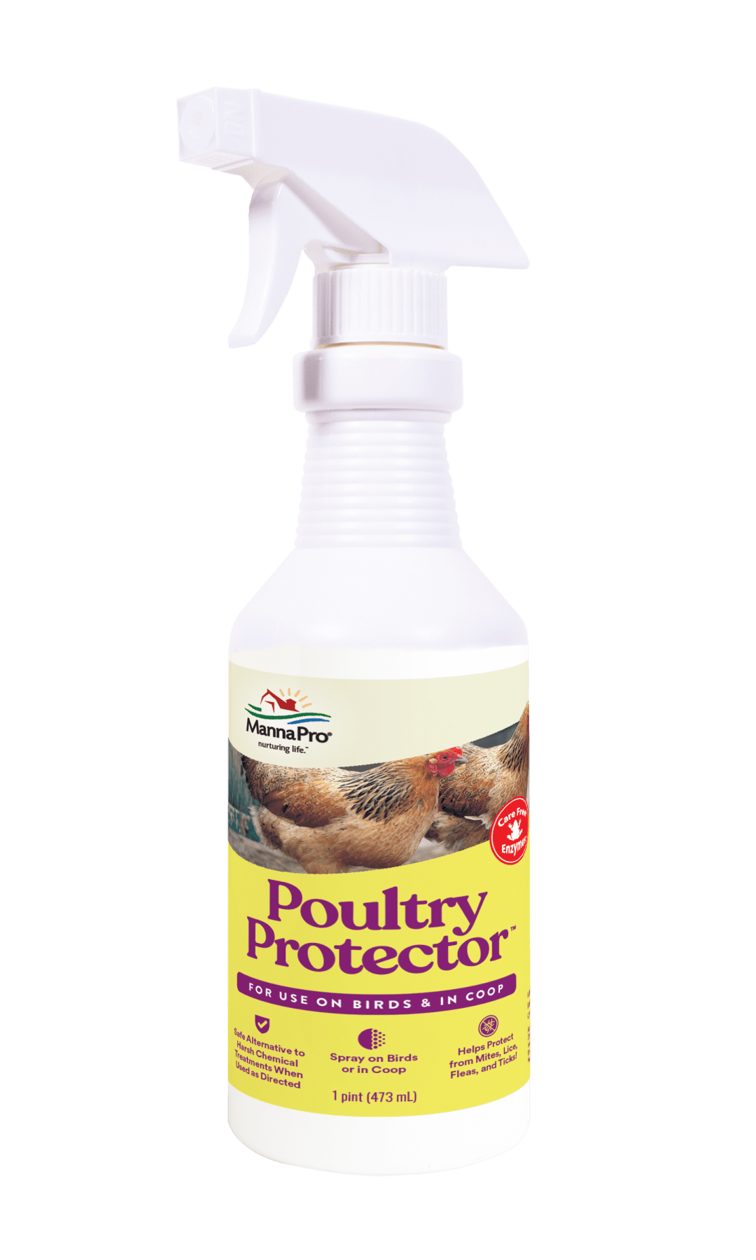 Manna Pro CareFree Enzymes Poultry Protector, 16 oz