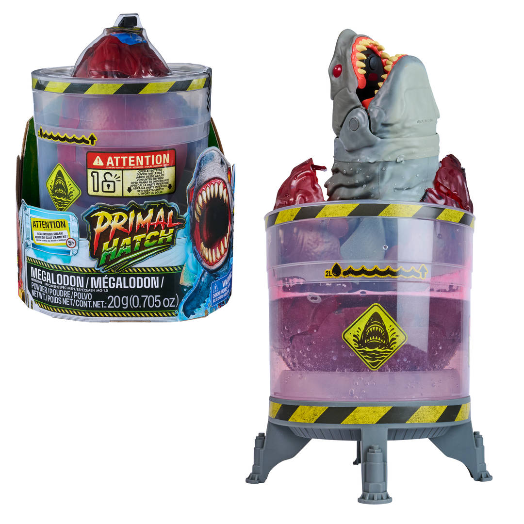 Primal Hatch Megalodon Hatching Shark Egg Interactive Toy