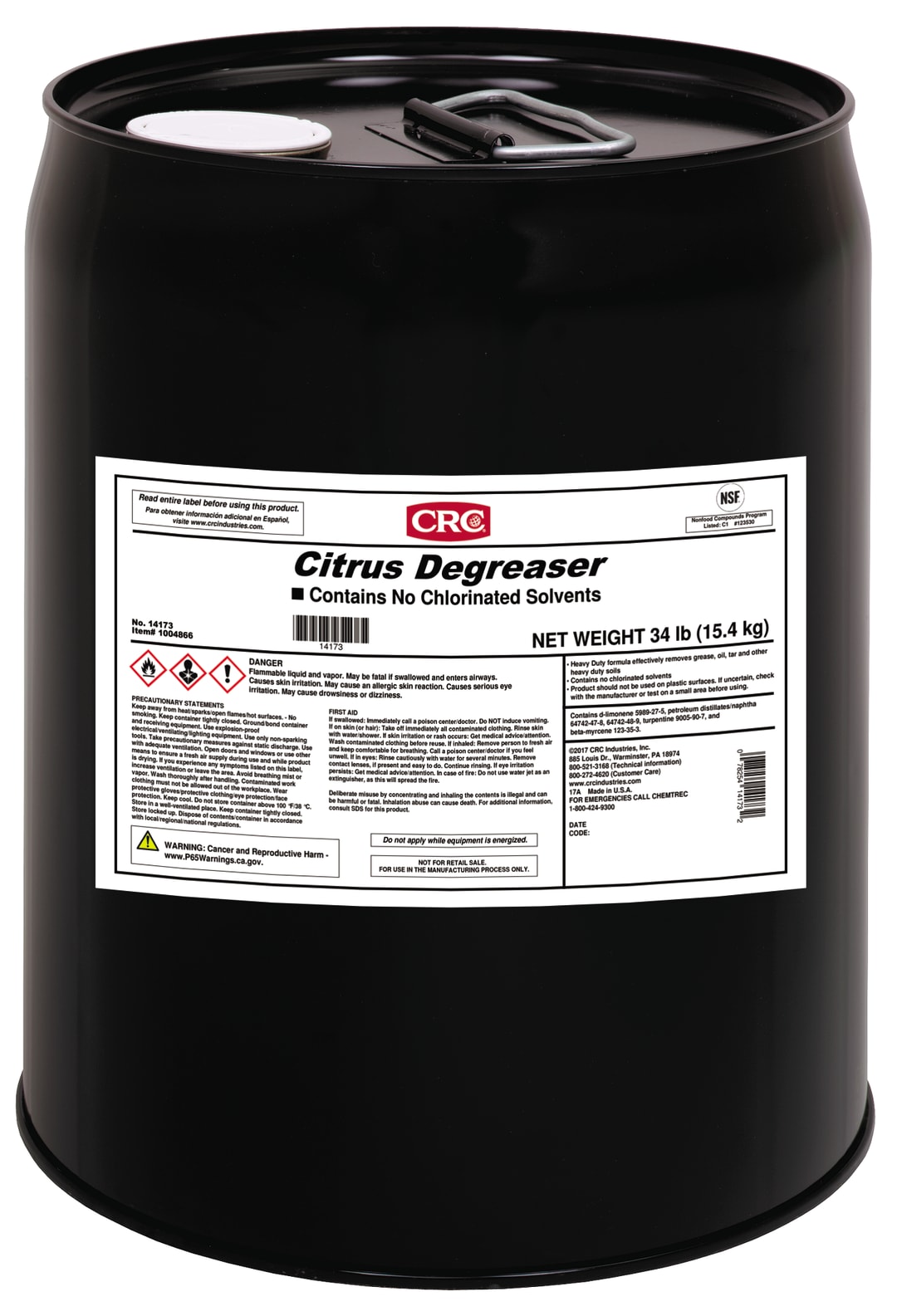 CRC Citrus Degreaser 1X5GL