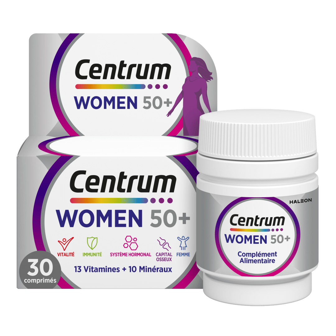 Centrum Women 50+ Multivitamines | 13 Vitamines & 10 Minéraux