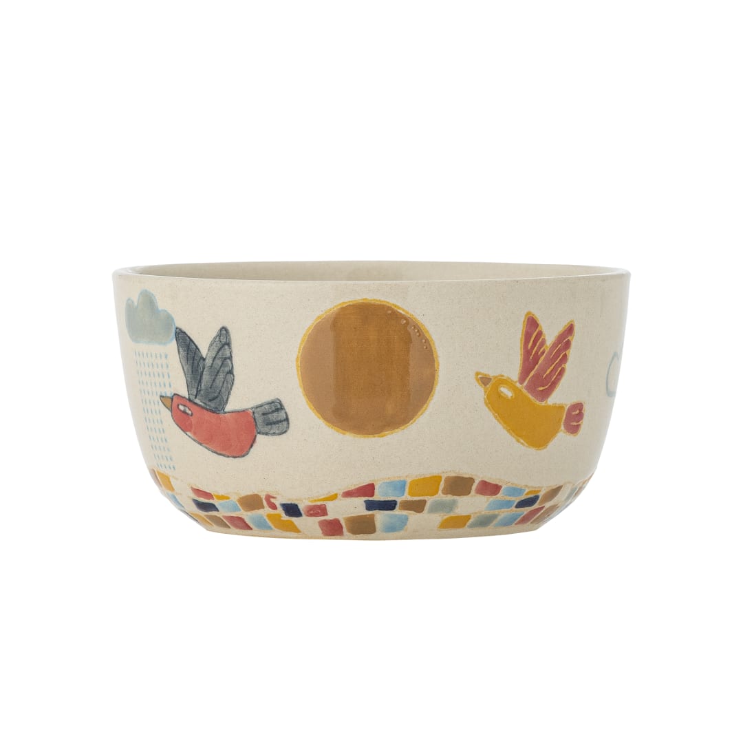 82063009 - Colorine Bowl, Multi, Stoneware STOCK: 300