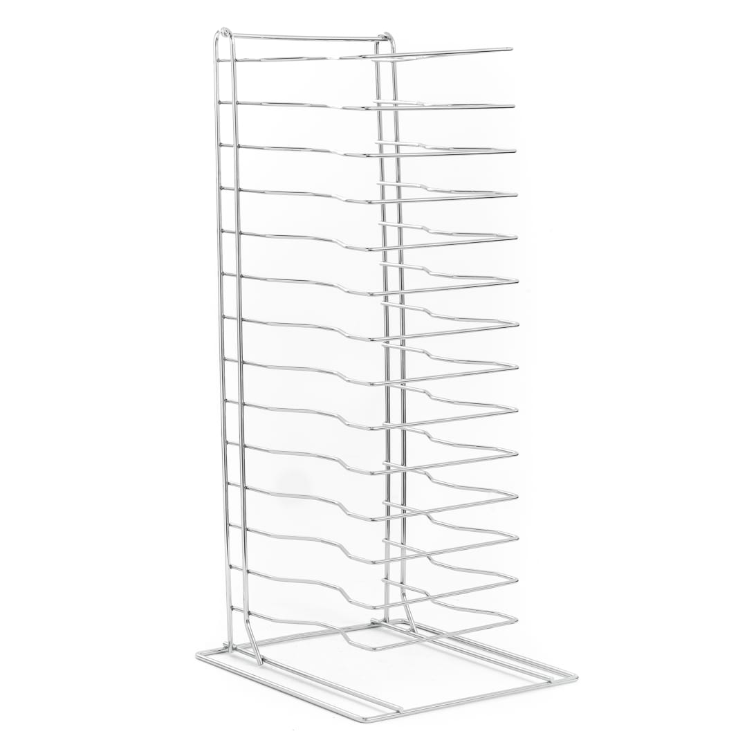 PZ-19029 - PIZZA SCREEN RACK 15SLT CHROME