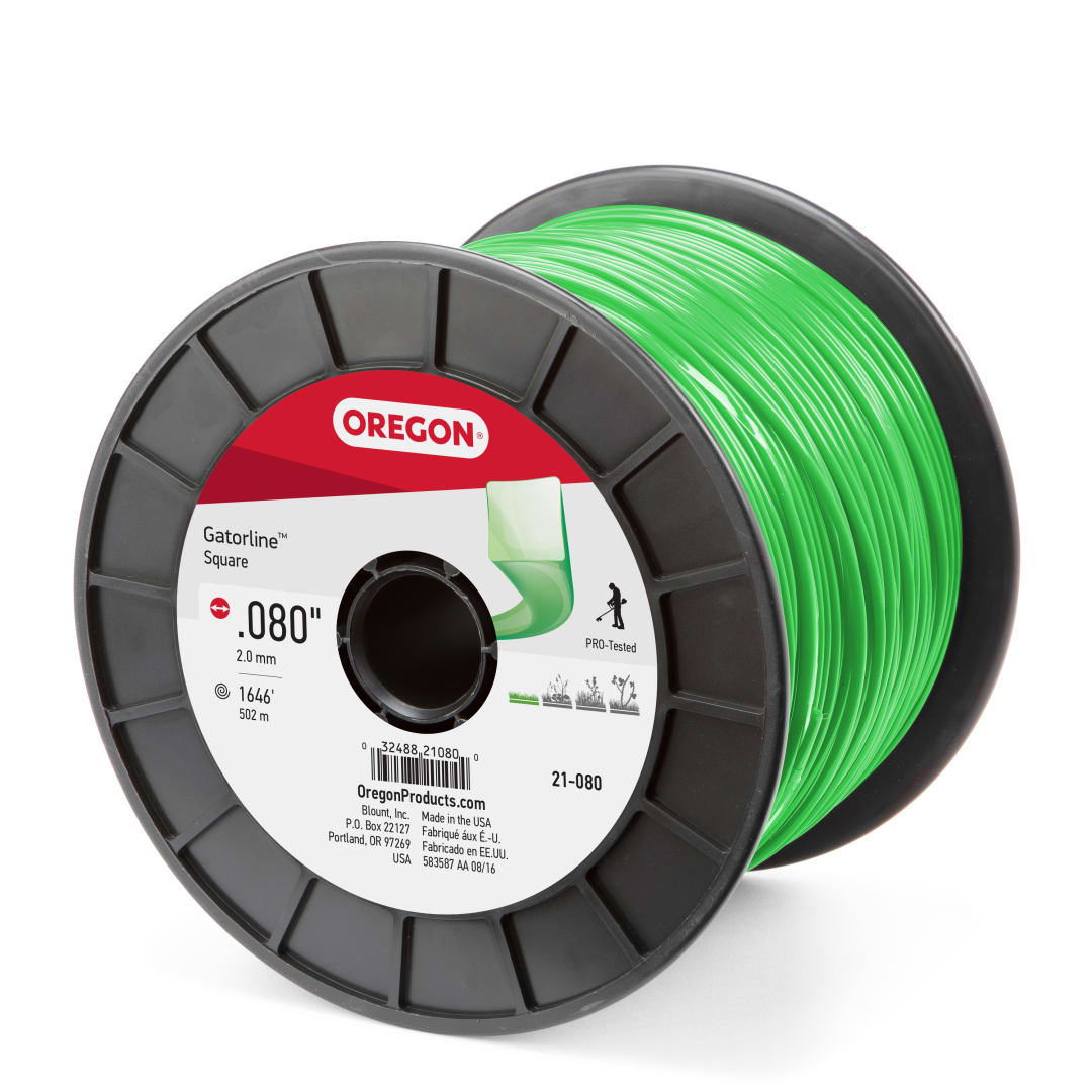 Oregon Gatorline Square Trimmer Line, .08 in. by 1633 FT