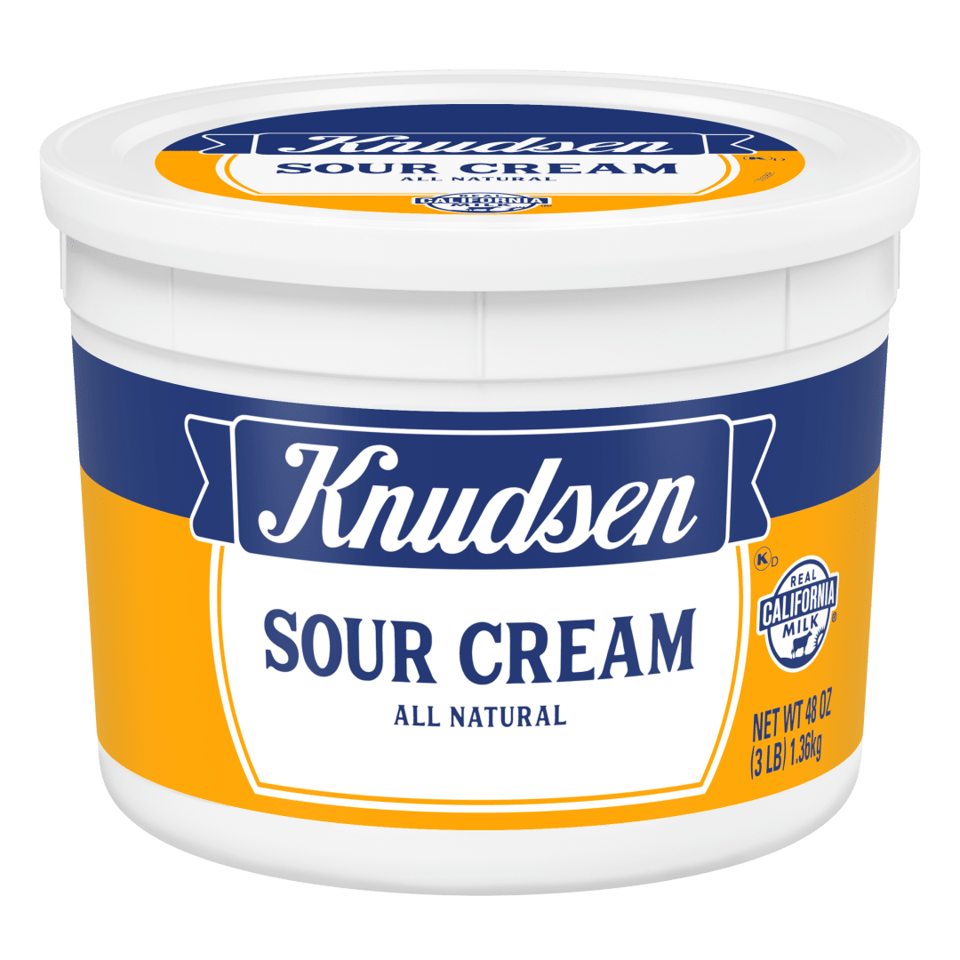 Knudsen 100% Natural Sour Cream, 48 oz Tub