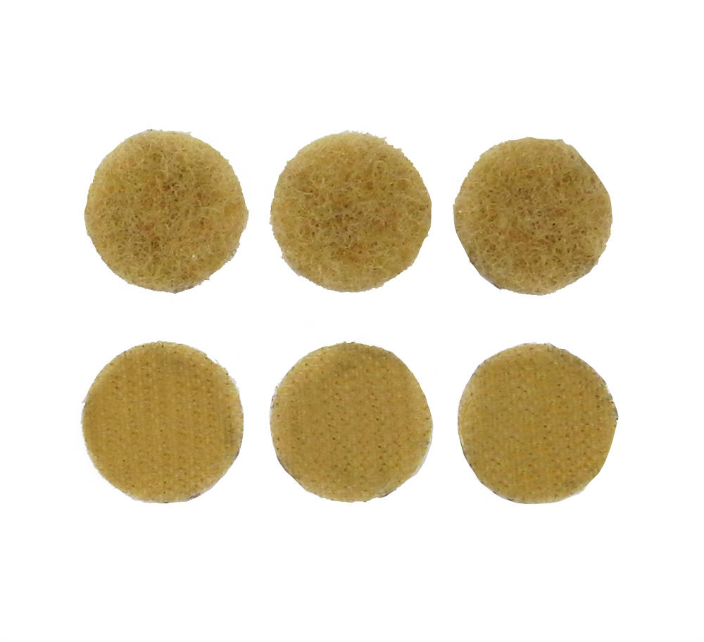 FASTENER DOTS, HOOK&LOOP 3/4" BEIGE P200
