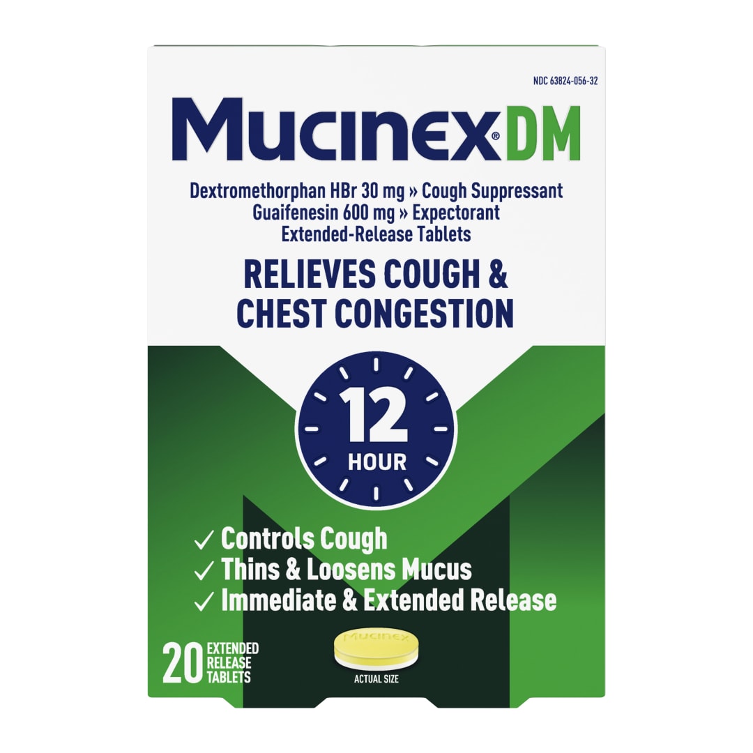 MUCINEX® DM - Extended Release Bi-Layer Tablets 24/20 ct.