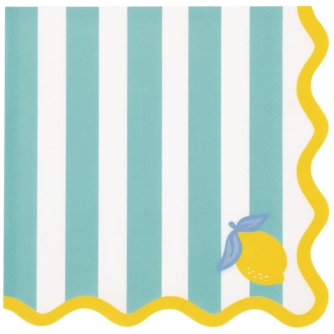 Dolce Vita Scalloped Luncheon Napkins, 16ct