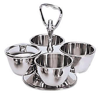 MLS-4 - SERVER REVOLVING S/S 4 BOWLS