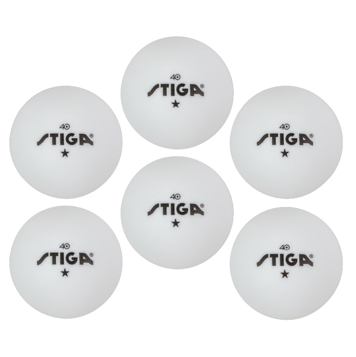 STIGA 1-Star White Table Tenni