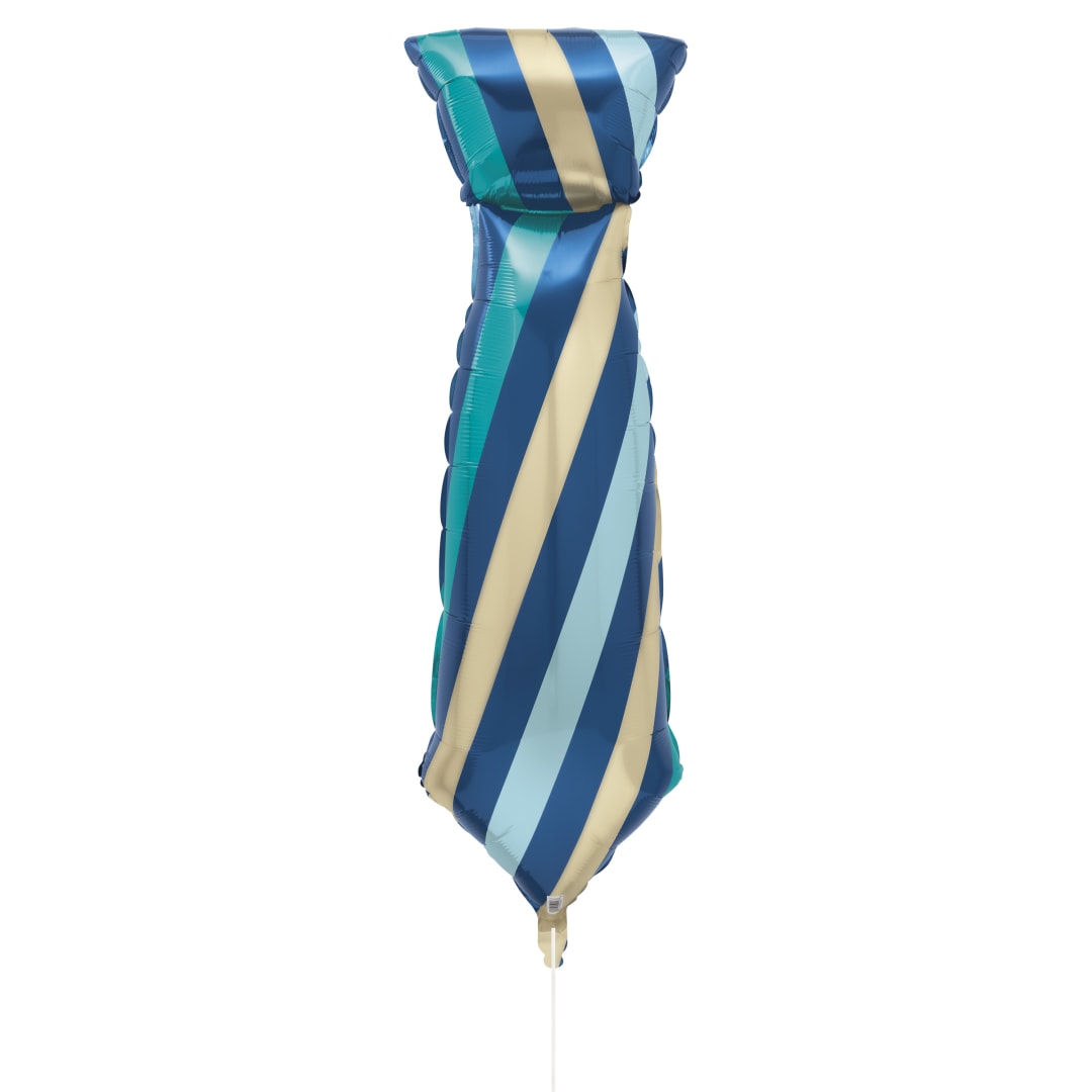 Necktie-Shaped Giant 38.5" Foil Balloon - Bulk with Ribbon