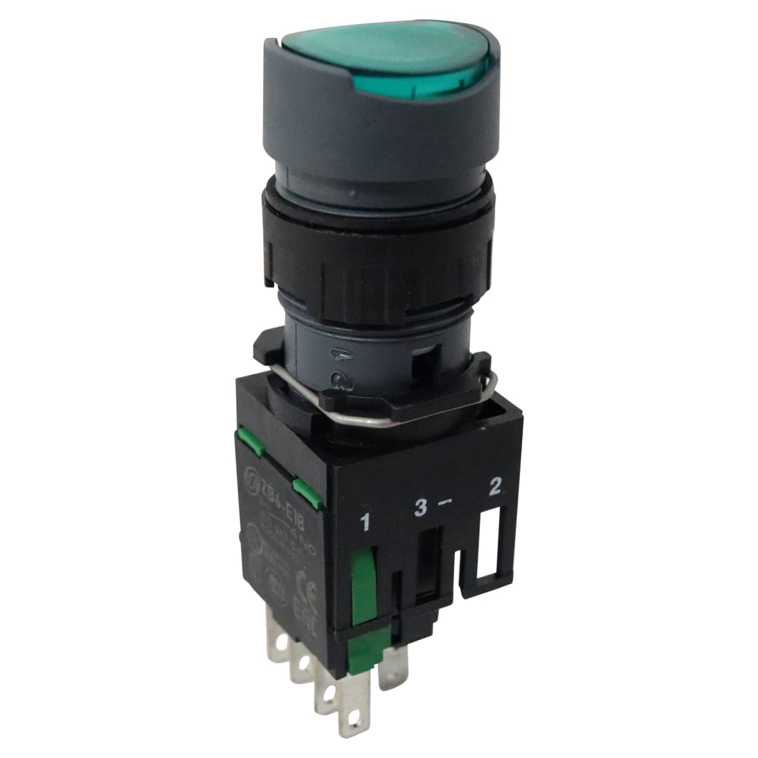 Wastebuilt® Replacement for Heil Illuminated Push Button (Green)