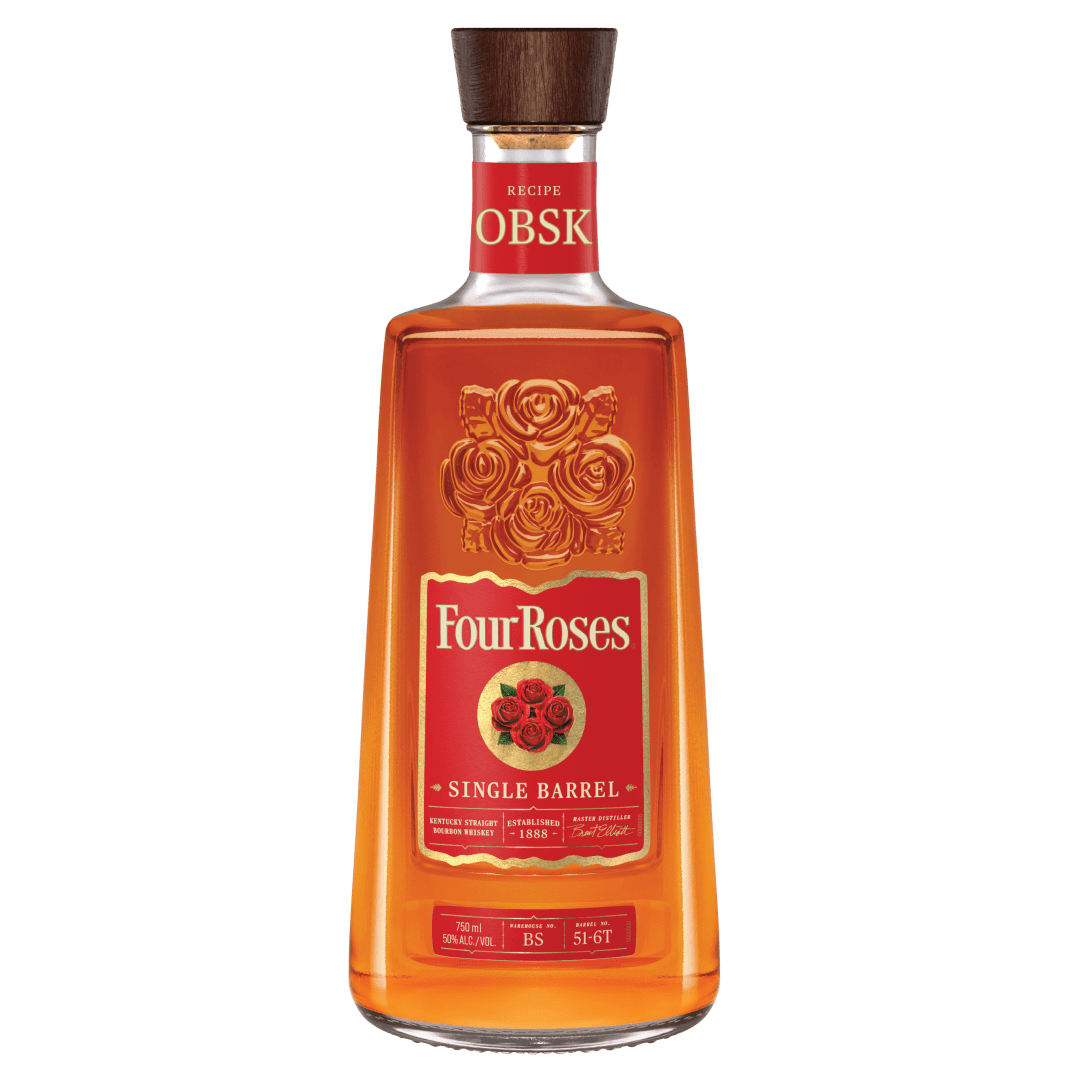 Four Roses Single Barrel OBSK Bourbon, 100 Proof, Kentucky, 750 ml Bottle