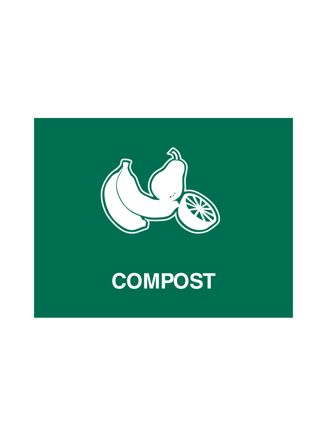  VISION - Sign - Compost - Green