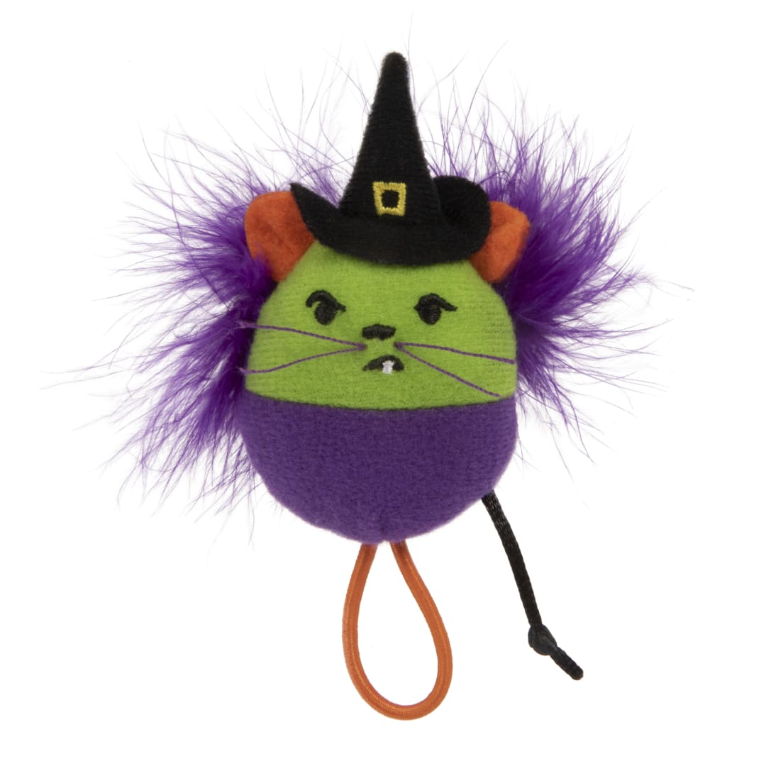 Petlinks Grumpy Witch, Plush, Halloween Launcher Cat Toy