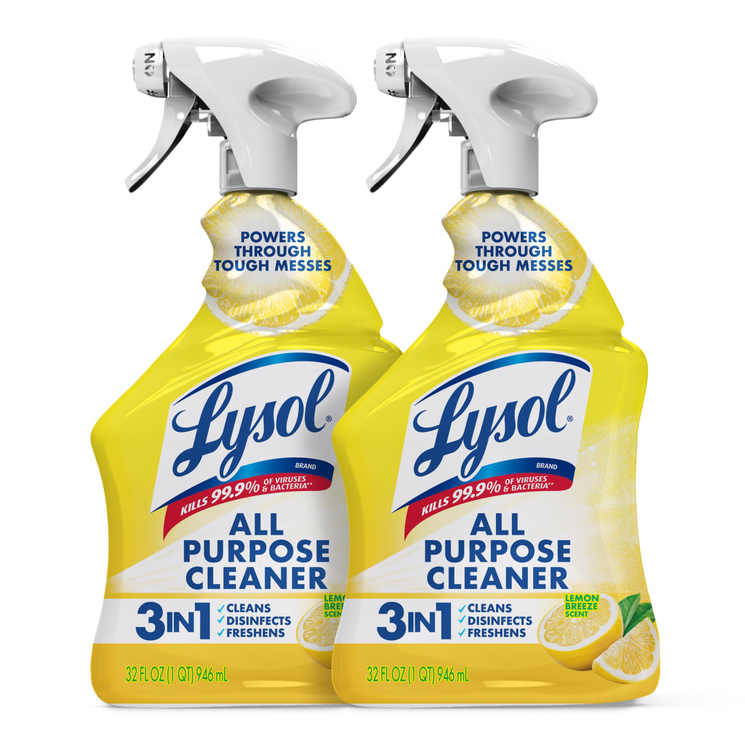 LYSOL® All Purpose Cleaner - Trigger Lemon Breeze® Twin 4/(2x32) oz.