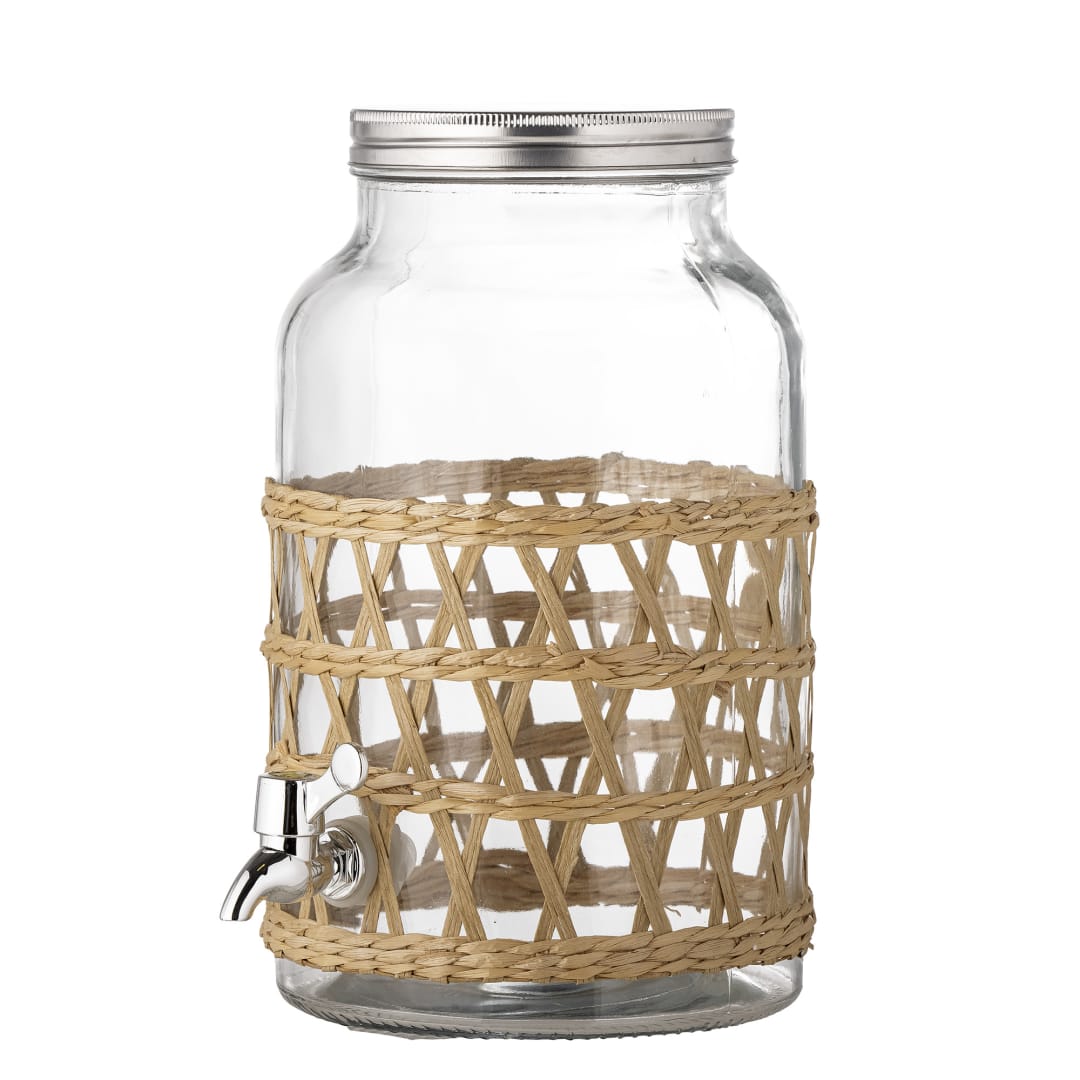 82057713 - Manna Jar w/Tap, Clear, Glass STOCK: 35