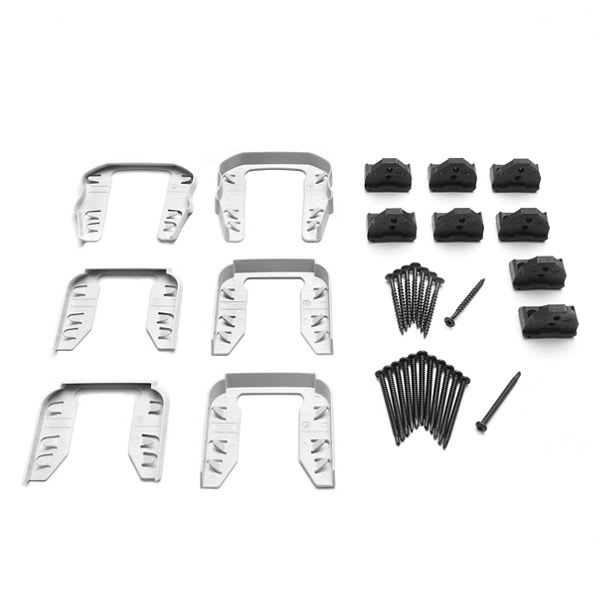 Trex Transcend® Mounting Hardware for Cut Rails in Stair Classic White