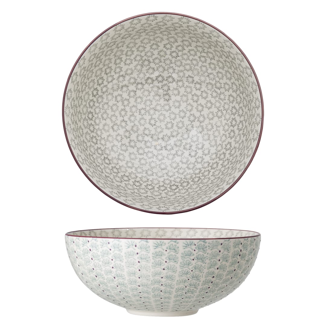 82046866 - Maya Bowl, Green, Stoneware STOCK: 300